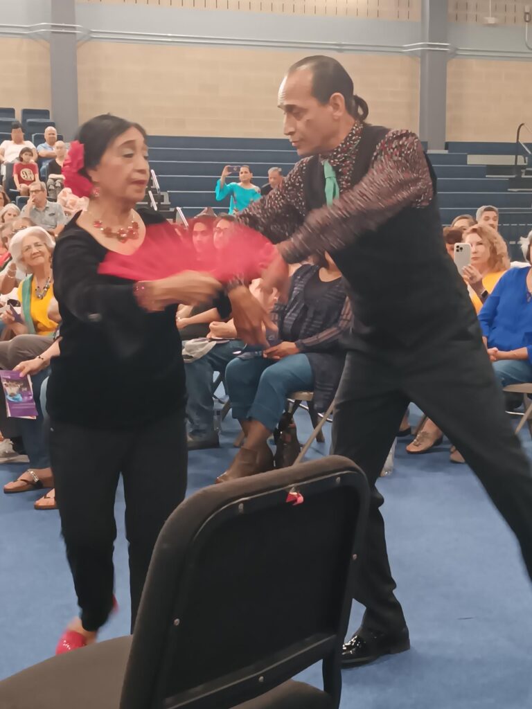 Actor and SA Phil Board Chair Jesse Borrego dancing to music by SA Phil